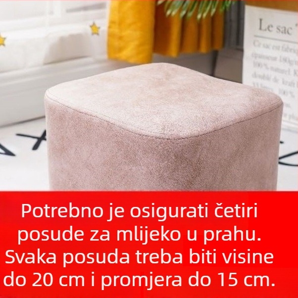 DIY set za poklopac posude mliječnog praha