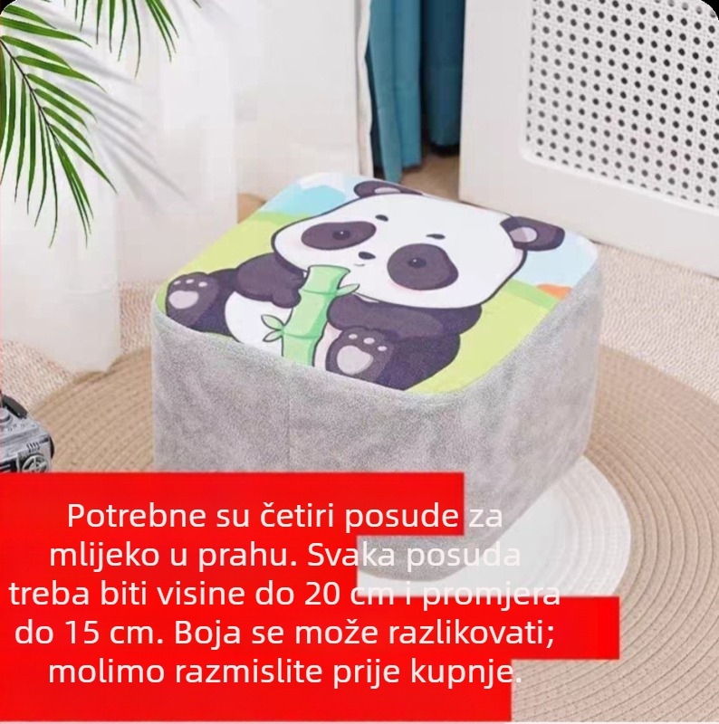 DIY set za poklopac posude mliječnog praha