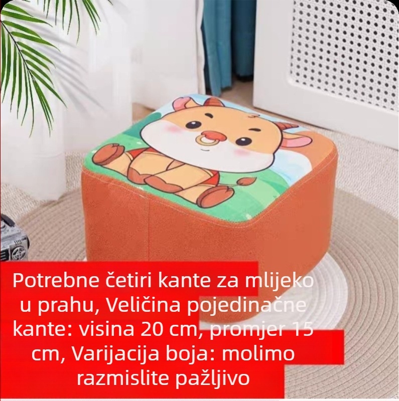 DIY set za poklopac posude mliječnog praha