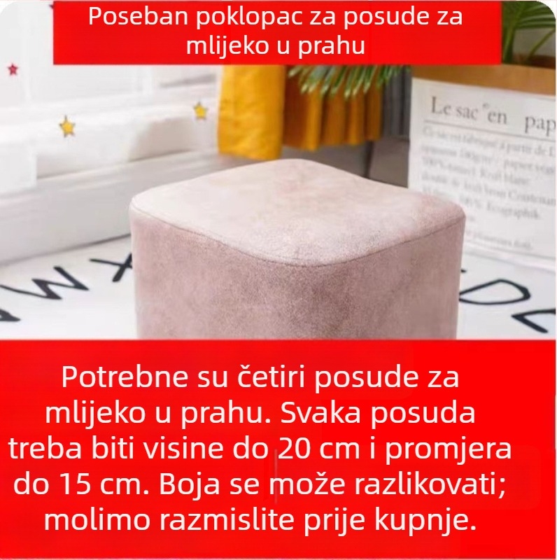DIY set za poklopac posude mliječnog praha