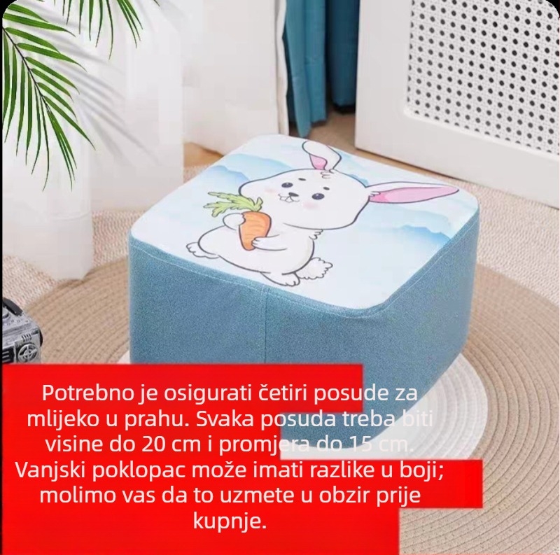 DIY set za poklopac posude mliječnog praha