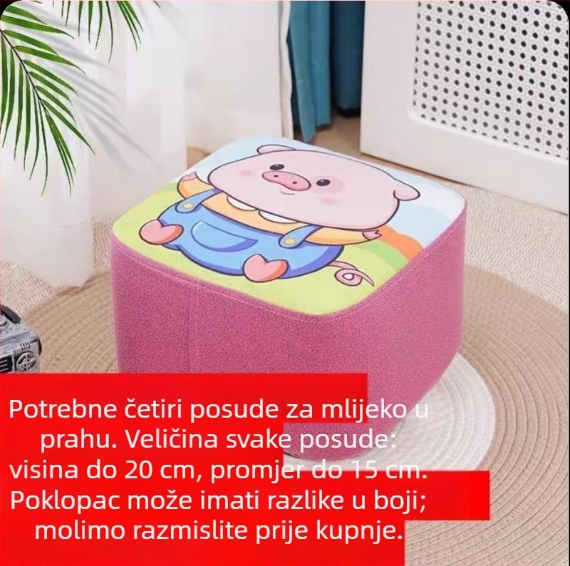 DIY set za poklopac posude mliječnog praha