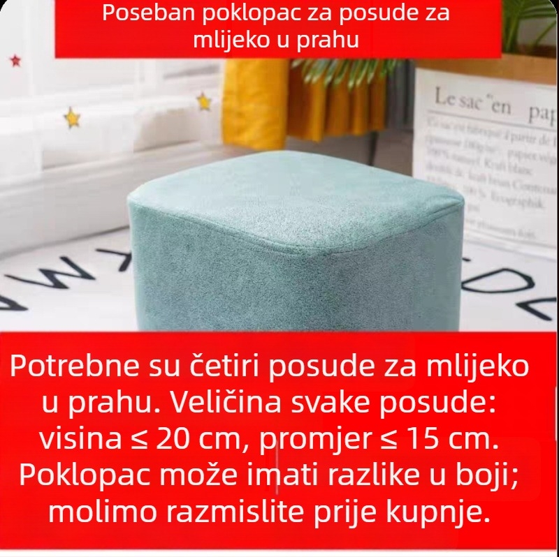 DIY set za poklopac posude mliječnog praha