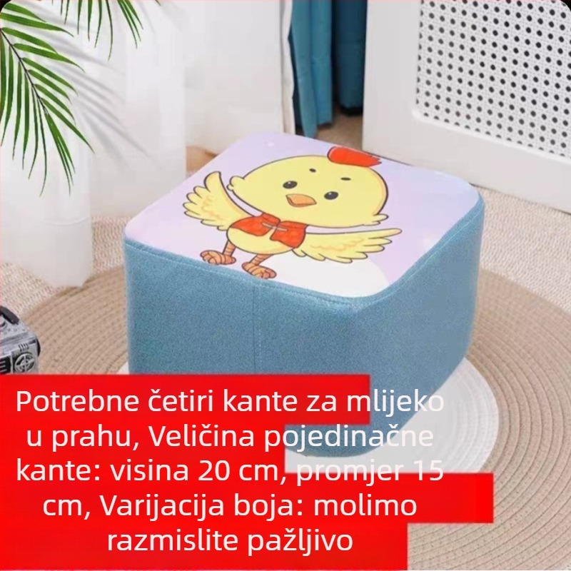 DIY set za poklopac posude mliječnog praha