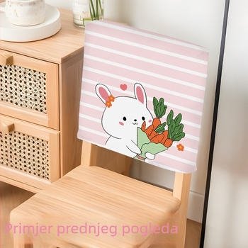 Navlaka za dječji stolac — kvadratnog oblika, poliester, ukrasna funkcija, moderan minimalistički stil, motiv crtani film