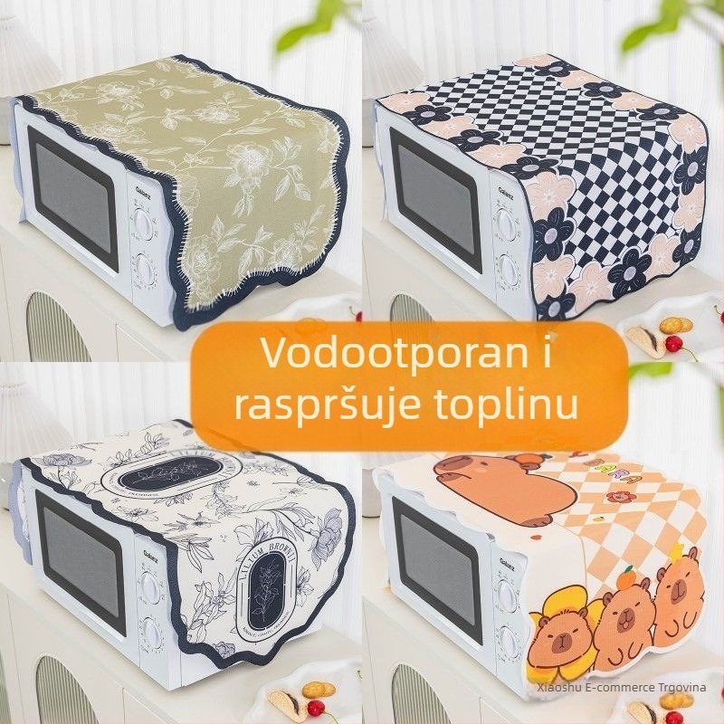 Vodootporan pokrov za prašinu za mikrovalnu pećnicu, univerzalni pokrov za Galanz/Midea, kućna uporaba