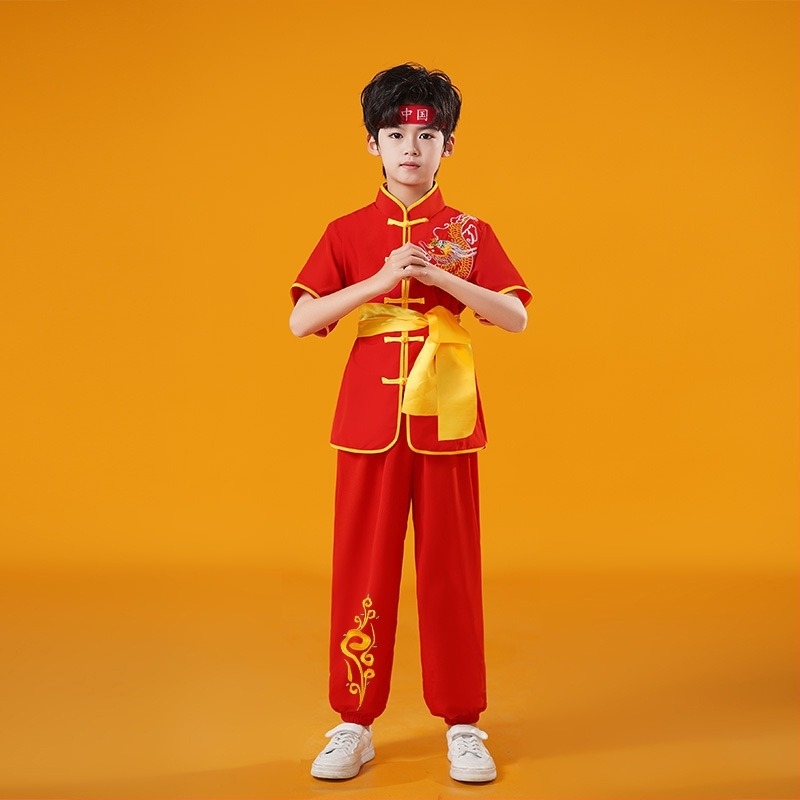 Dječji Tai Chi kostim za nastup, unisex, tkanina 98% spandex i podstava 98%