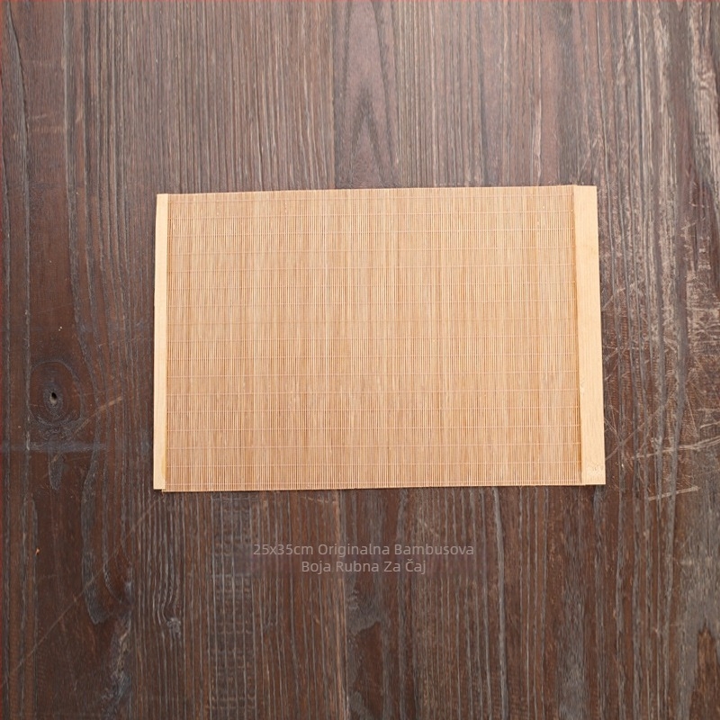 Podloga za čaj od bambusa s rubom, izolacija čaja, mogućnost prilagodbe logotipom, izlazak 2024
