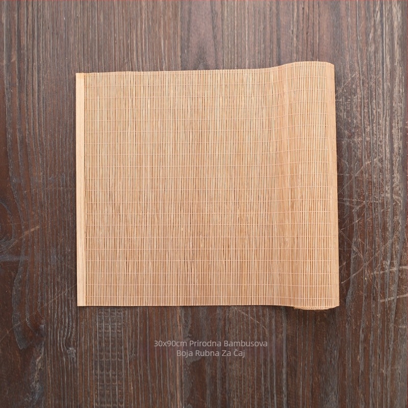 Podloga za čaj od bambusa s rubom, izolacija čaja, mogućnost prilagodbe logotipom, izlazak 2024
