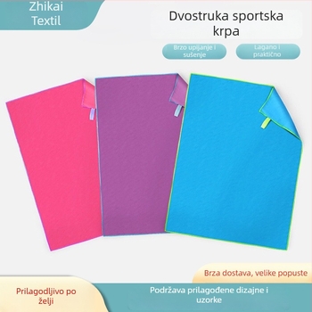 Dvostrani baršunasti plažni ručnik, Zhikai marka, 200–300 g, ručnik za kupanje/plažu