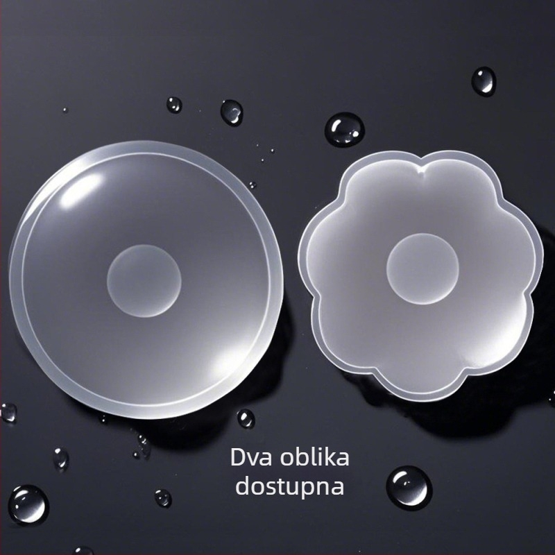 Silikonski grudni flaster - nevidljiv, tanak, proziran