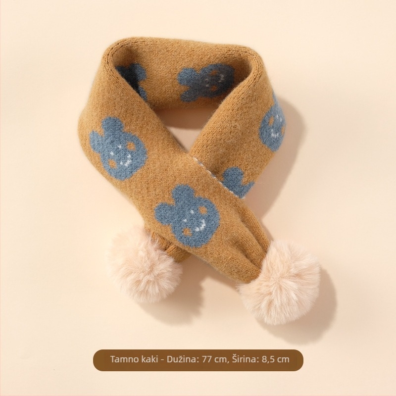 Šal od kašmira s motivom zeca, warp knitting tehnologija, širina 8,5 cm, unisex, srednja duljina