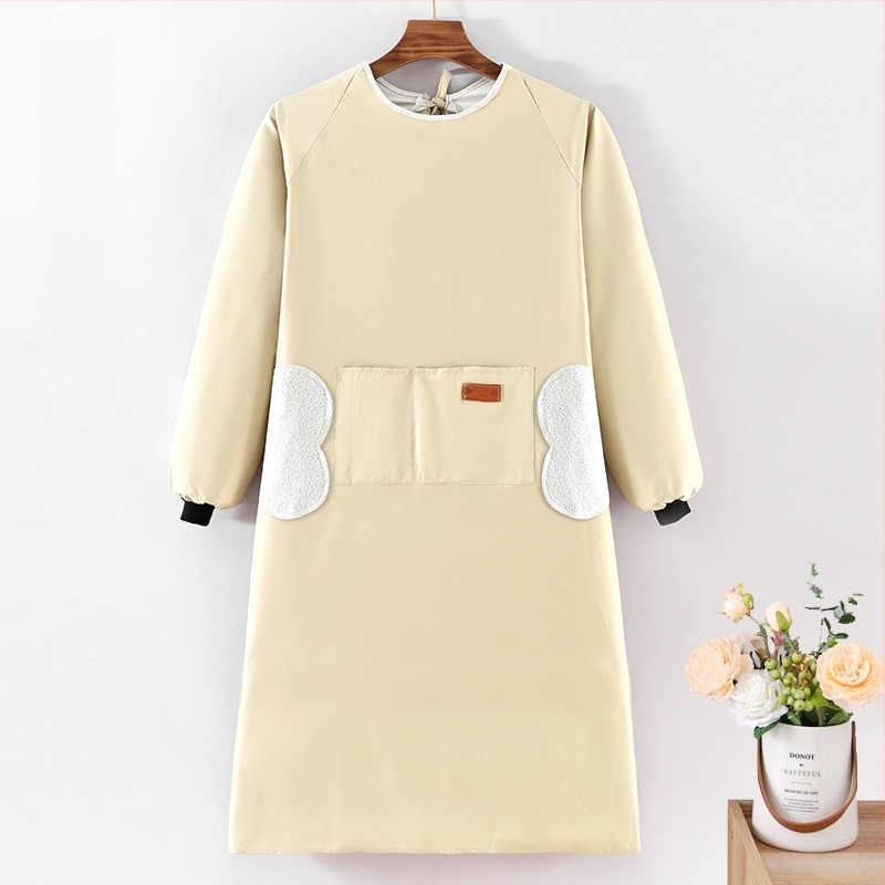 Pregača za kuhinju bez rukava, vodootporna, otporna na ulje, poliester, korejski stil