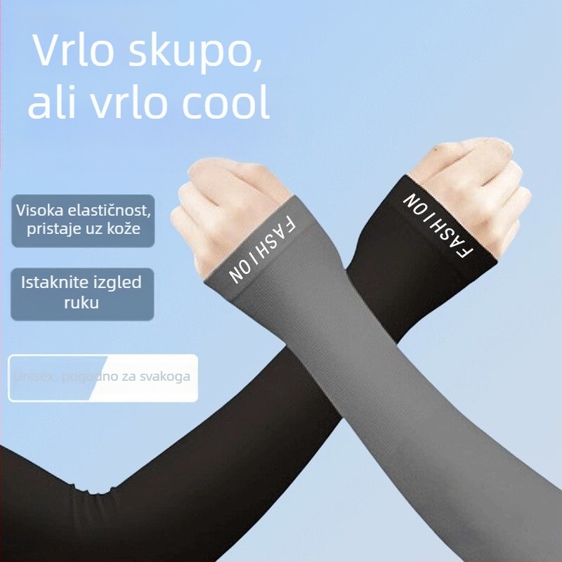 Ice Silk forearm sleeves za muškarce – zaštita od sunca i UV, proljeće, za motocikle