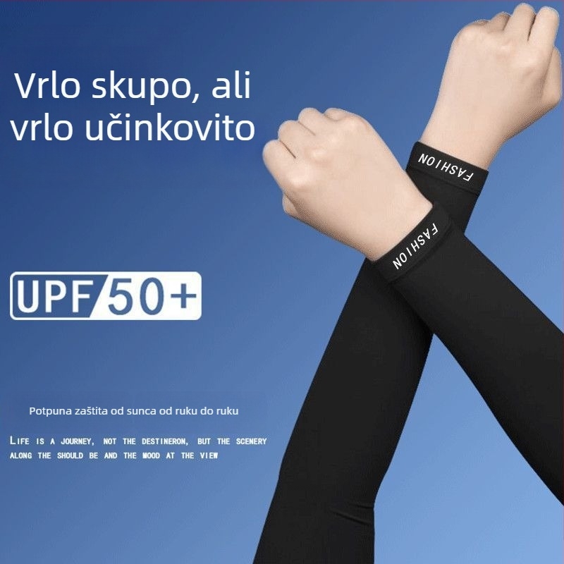 Ice Silk forearm sleeves za muškarce – zaštita od sunca i UV, proljeće, za motocikle