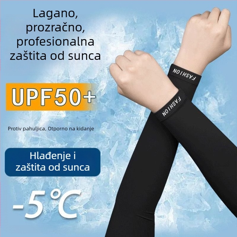 Ice Silk forearm sleeves za muškarce – zaštita od sunca i UV, proljeće, za motocikle