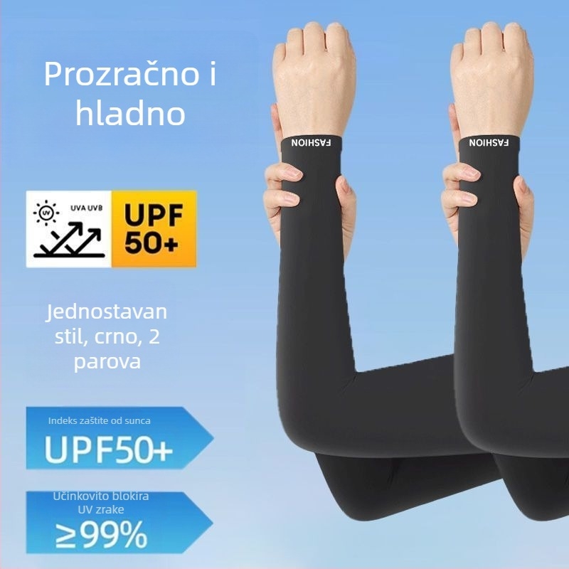 Ice Silk forearm sleeves za muškarce – zaštita od sunca i UV, proljeće, za motocikle