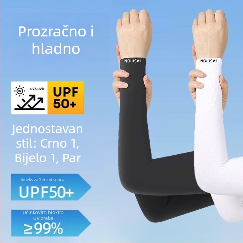 Ice Silk forearm sleeves za muškarce – zaštita od sunca i UV, proljeće, za motocikle
