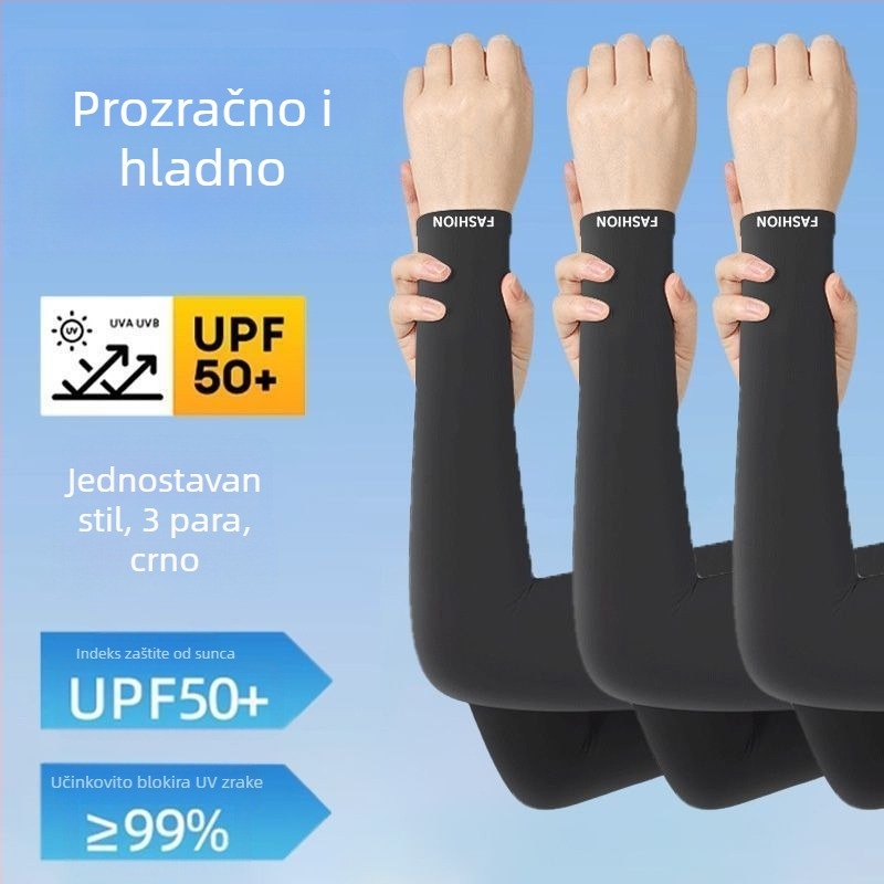 Ice Silk forearm sleeves za muškarce – zaštita od sunca i UV, proljeće, za motocikle