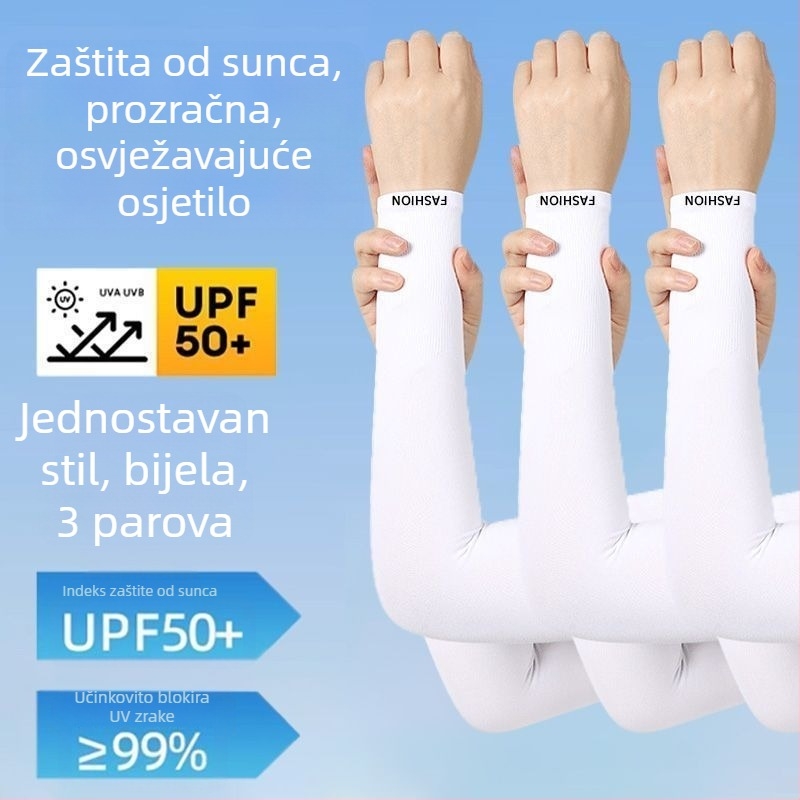 Ice Silk forearm sleeves za muškarce – zaštita od sunca i UV, proljeće, za motocikle