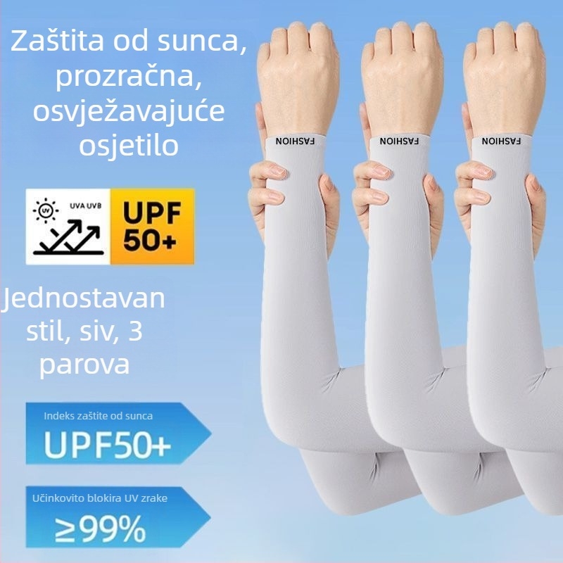 Ice Silk forearm sleeves za muškarce – zaštita od sunca i UV, proljeće, za motocikle