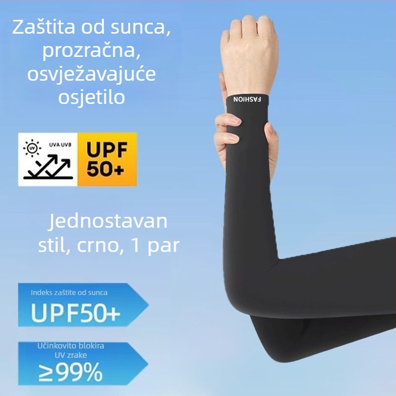 Ice Silk forearm sleeves za muškarce – zaštita od sunca i UV, proljeće, za motocikle