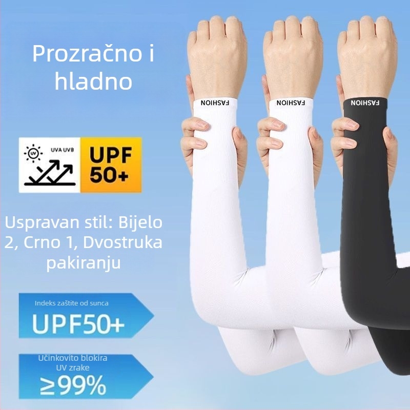 Ice Silk forearm sleeves za muškarce – zaštita od sunca i UV, proljeće, za motocikle