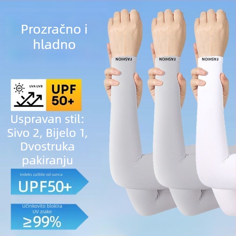 Ice Silk forearm sleeves za muškarce – zaštita od sunca i UV, proljeće, za motocikle