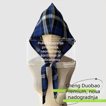 Dodatak za glavu: šal s kapuljačom, retro japanski stil, unisex, pamuk