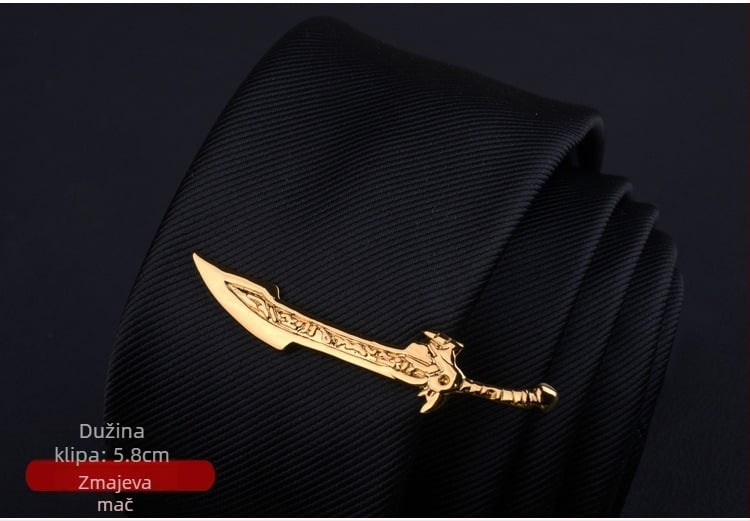 Muška spona za kravatu s dizajnom cvijeta ovratnika, prilagodljiva obrada, pojedinačno pakirana