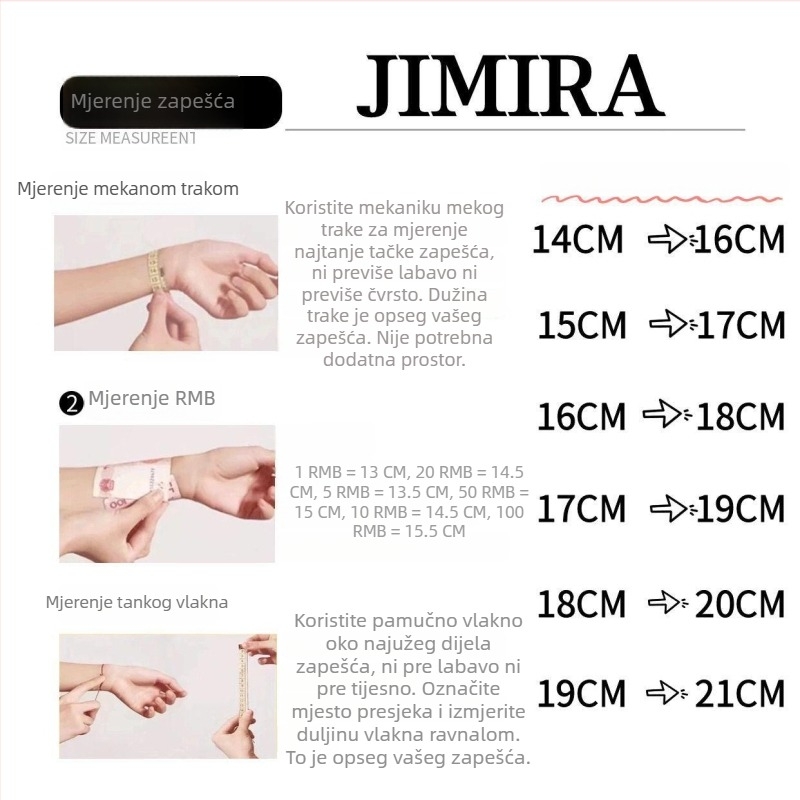 Narukvica s potkovicom kopčom, dijamantni detalji, unisex geometrijski dizajn, stacking stil, Jimira