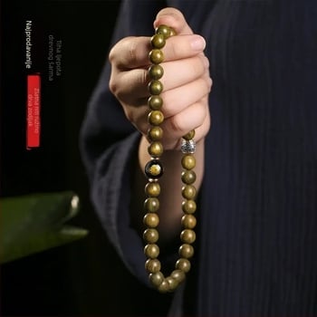 Etnički narukvica od Golden Nanmu, dvostruki krug, dvanaest znakova zodijaka i osam čuvara, ručno izrađena i polirana