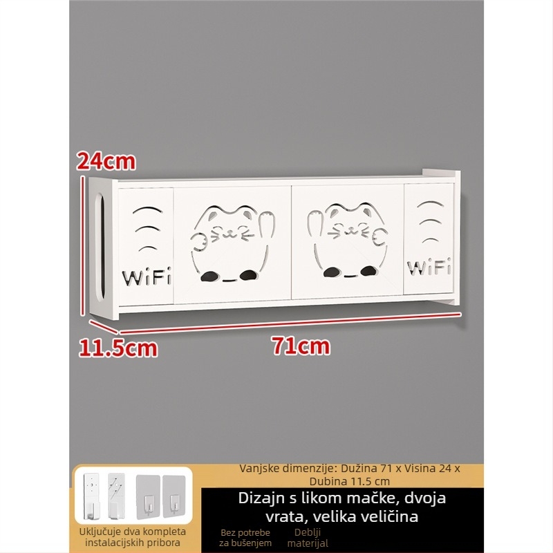 Zidni dekorativni kućište za skrivanje utičnica – bez okvira; okvir: ploča od drvo-plastike; jezgro: drvo-plastika ploča; prostor: dnevni boravak, spavaća soba, radna soba, restoran, hodnik; stil: moderni minimalistički