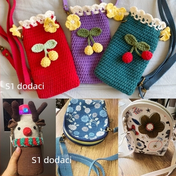 Podesivi platneni rameni remen za torbu – ručno izrađeni DIY remen, model Sggfhg952