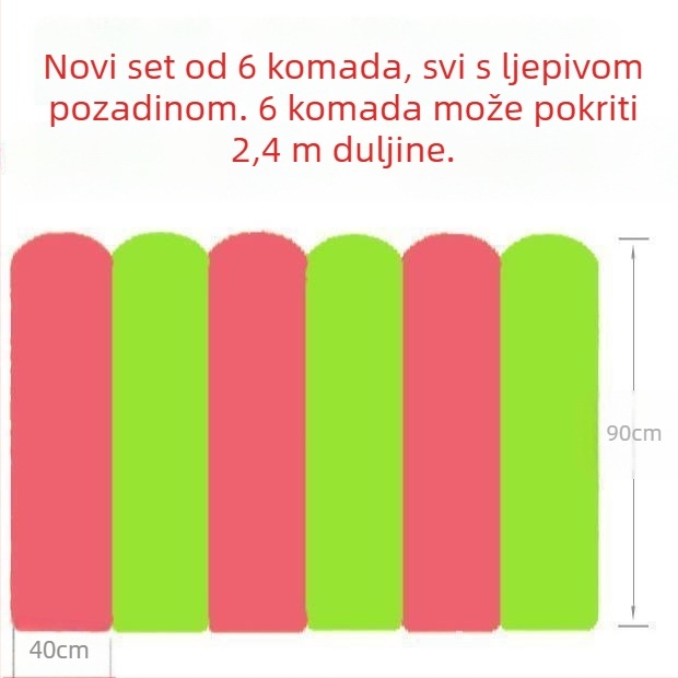 Zidni panel s naljepnicom za dječju sobu – otporan na požar, materijal Xpe foaming, brenda Unique, jednostavan i moderan stil