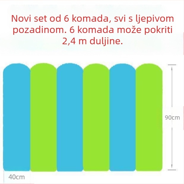 Zidni panel s naljepnicom za dječju sobu – otporan na požar, materijal Xpe foaming, brenda Unique, jednostavan i moderan stil