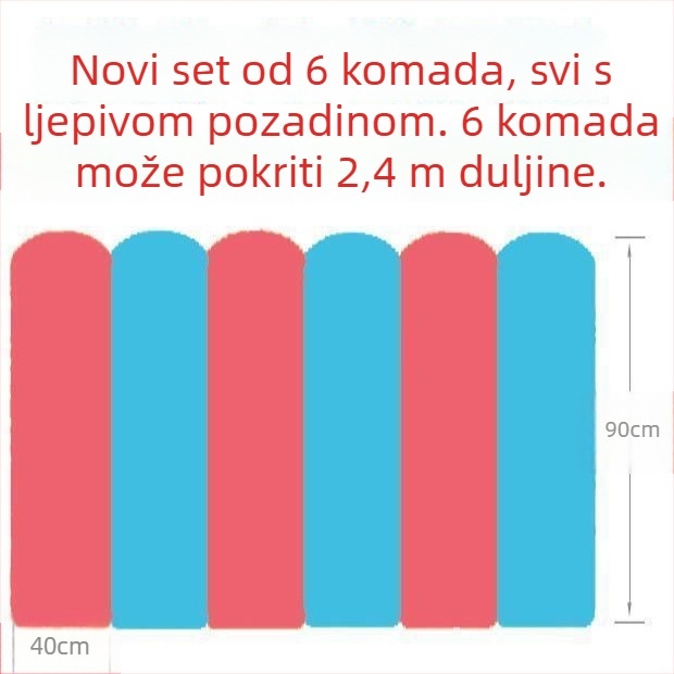 Zidni panel s naljepnicom za dječju sobu – otporan na požar, materijal Xpe foaming, brenda Unique, jednostavan i moderan stil