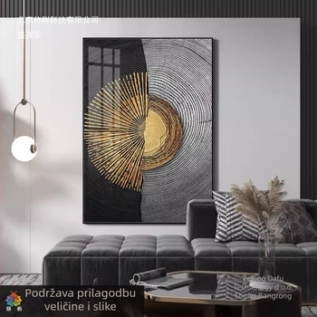 Dekorativna zidna slika: vertikalni format; pogodna za vješanje ili ramovanje; okvir od aluminijske zlitine; platno s uljem; kategorija: kristalno porcelanska slika