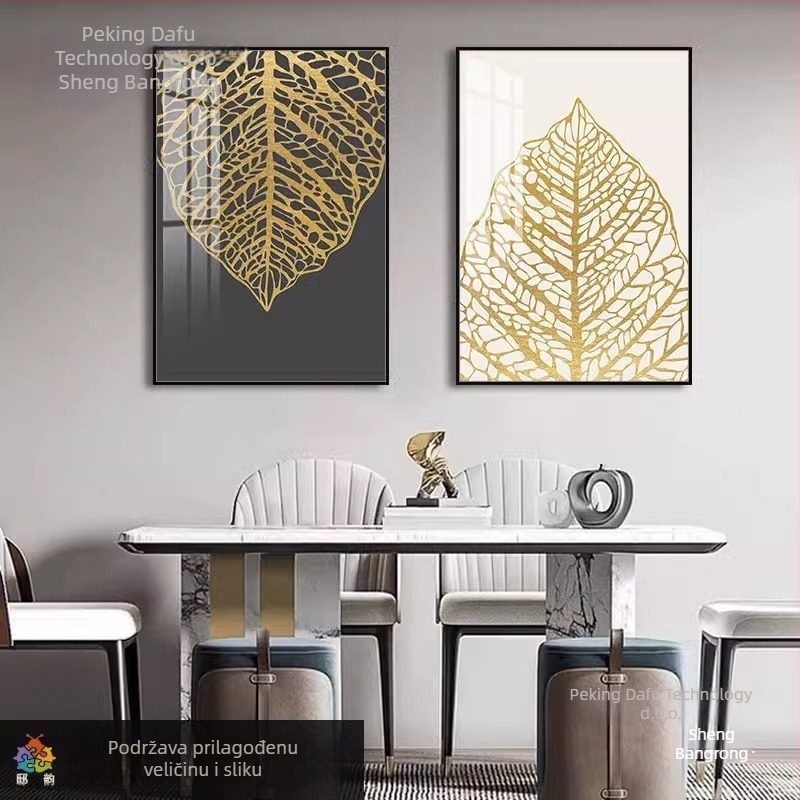 Dekorativna zidna slika: vertikalni format; pogodna za vješanje ili ramovanje; okvir od aluminijske zlitine; platno s uljem; kategorija: kristalno porcelanska slika