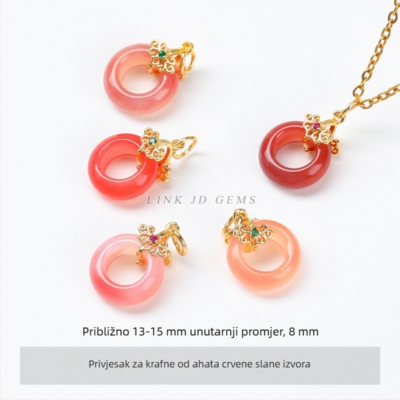 Prirodni agat crvene boje s izvorom soli, male kapljaste perle, ručno izrađeni dodaci za DIY nakit, poluproizvodi