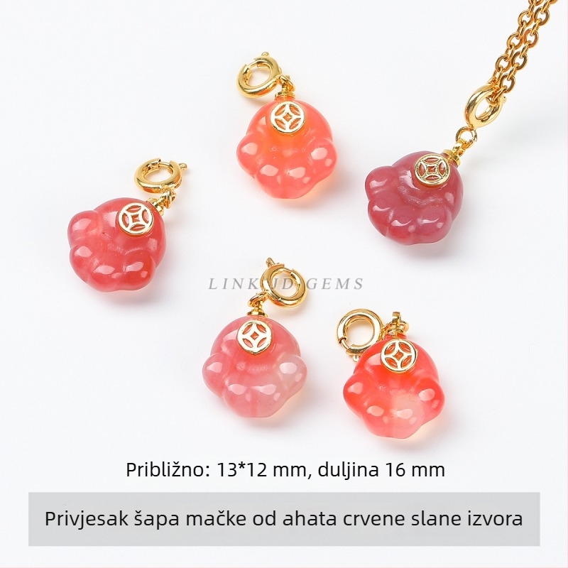 Prirodni agat crvene boje s izvorom soli, male kapljaste perle, ručno izrađeni dodaci za DIY nakit, poluproizvodi