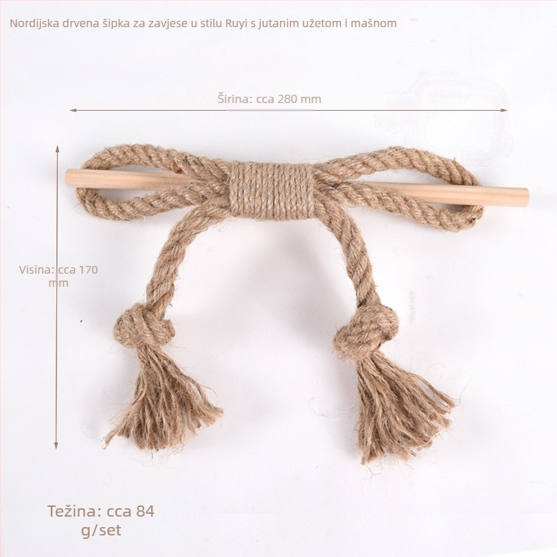 Ručna vezica za zavjese, bez bušenja, nordijski minimalistički stil, dodatak u stilu Harajuku
