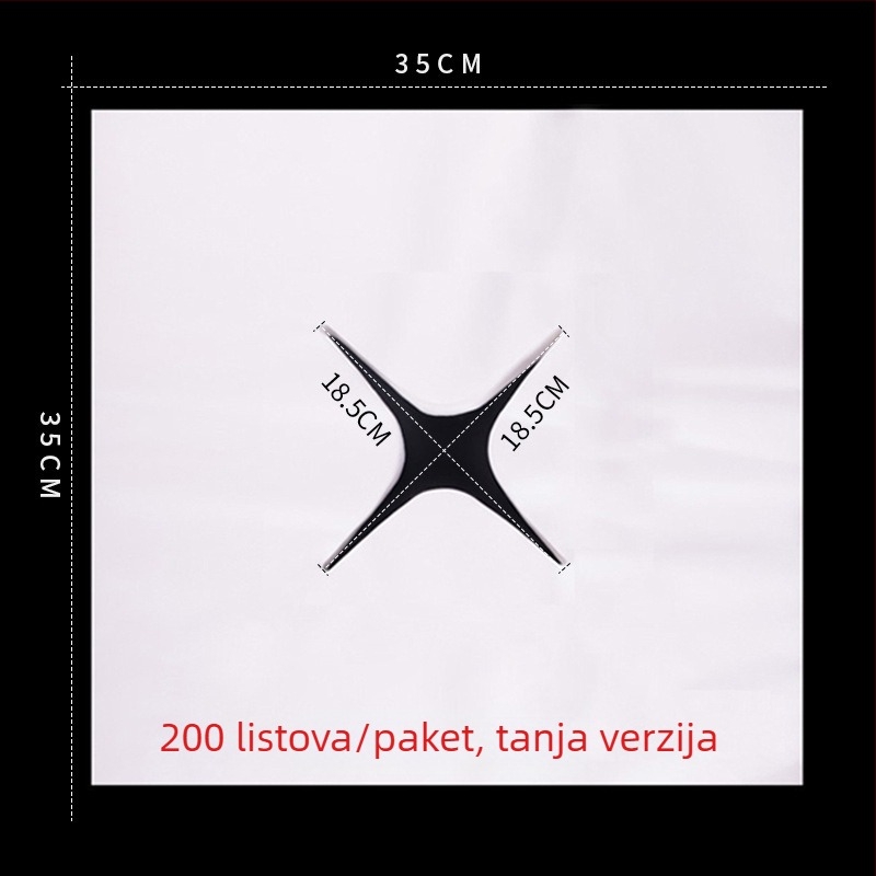 Jednokratna debela krpa s rupicama za lice i masažni stol, netkani materijal, ravno tkanje, poliestersko-pamučna 150D, težina ispod 50 g