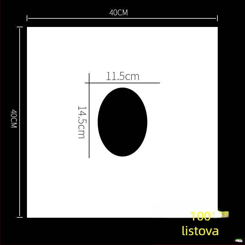 Jednokratna debela krpa s rupicama za lice i masažni stol, netkani materijal, ravno tkanje, poliestersko-pamučna 150D, težina ispod 50 g