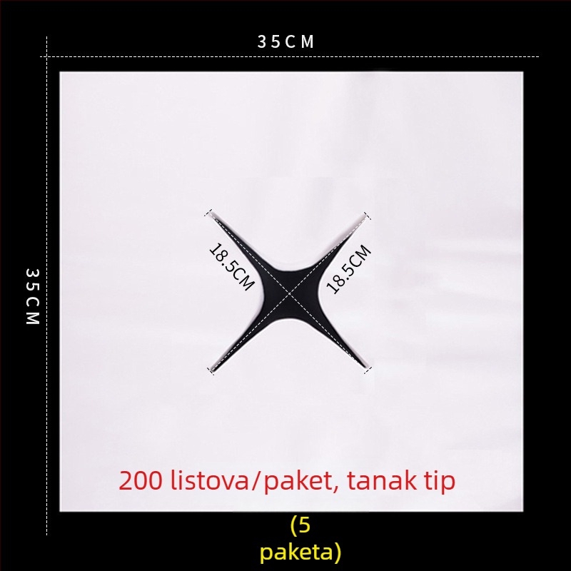 Jednokratna debela krpa s rupicama za lice i masažni stol, netkani materijal, ravno tkanje, poliestersko-pamučna 150D, težina ispod 50 g