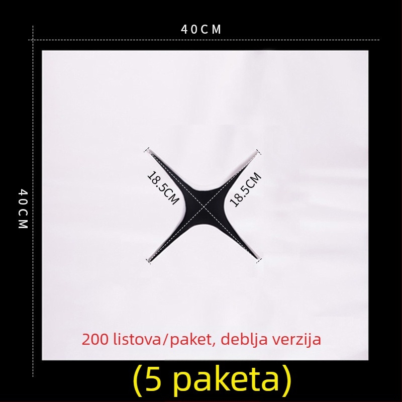 Jednokratna debela krpa s rupicama za lice i masažni stol, netkani materijal, ravno tkanje, poliestersko-pamučna 150D, težina ispod 50 g