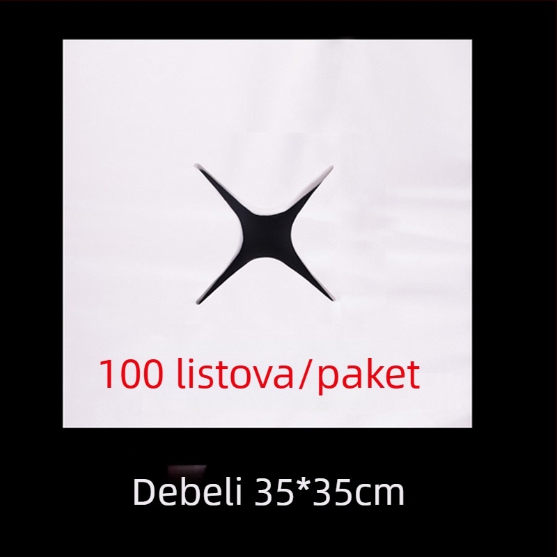 Jednokratna debela krpa s rupicama za lice i masažni stol, netkani materijal, ravno tkanje, poliestersko-pamučna 150D, težina ispod 50 g