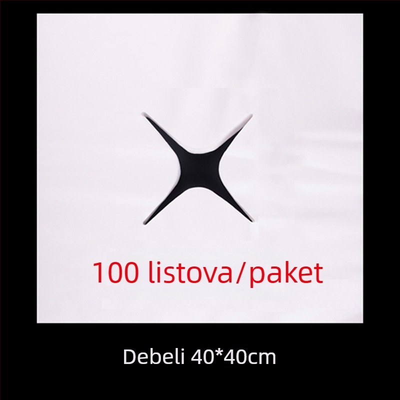 Jednokratna debela krpa s rupicama za lice i masažni stol, netkani materijal, ravno tkanje, poliestersko-pamučna 150D, težina ispod 50 g