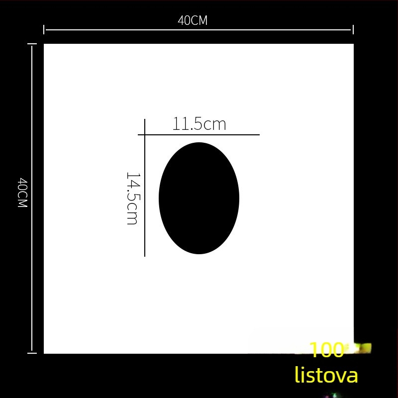 Jednokratna debela krpa s rupicama za lice i masažni stol, netkani materijal, ravno tkanje, poliestersko-pamučna 150D, težina ispod 50 g