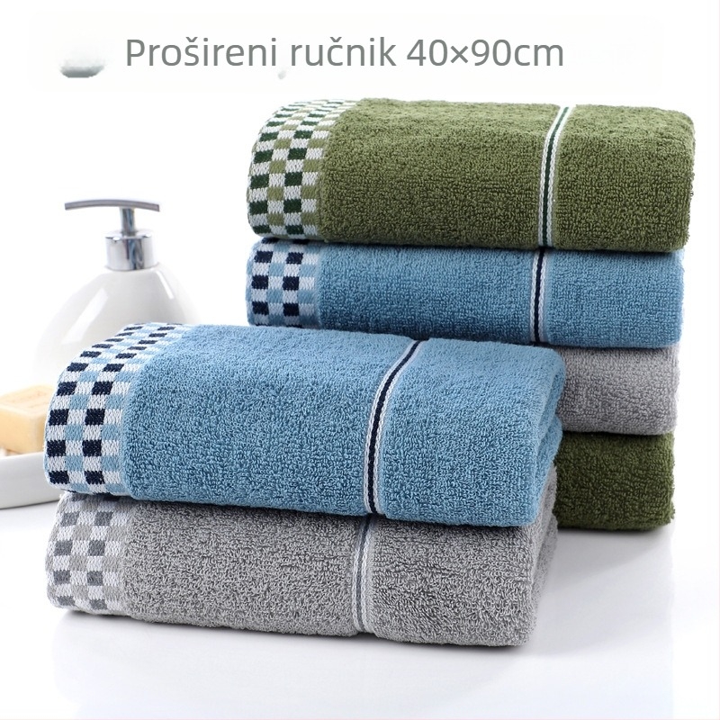 Pamučni ručnik, 32S pređa, težina 140–170 g, tip: ručnik/ručnik za lice; bez prerade ili prilagodbe